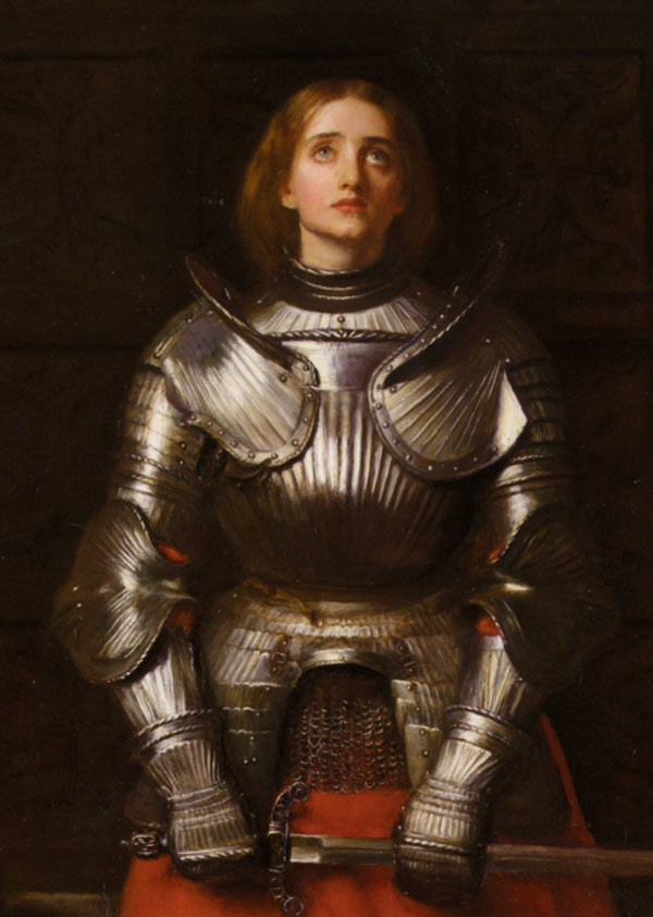 Joan of Arc by John Everett Millais. Public Domain