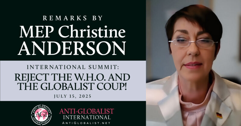 MEP Christine Anderson: Why the IHR Amendments need to be rejected